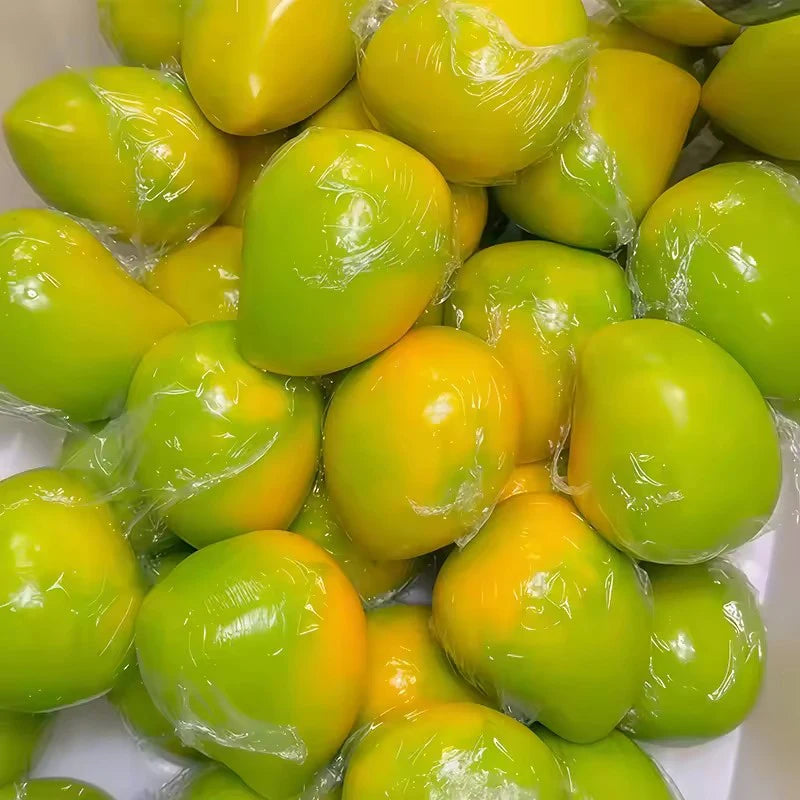 Color-Changing Mango Crunchy Squishy Stress Ball Stress Relief Toy Soft Homemade Squeeze Fidget Toys Adult Anti Stress Toys Gift