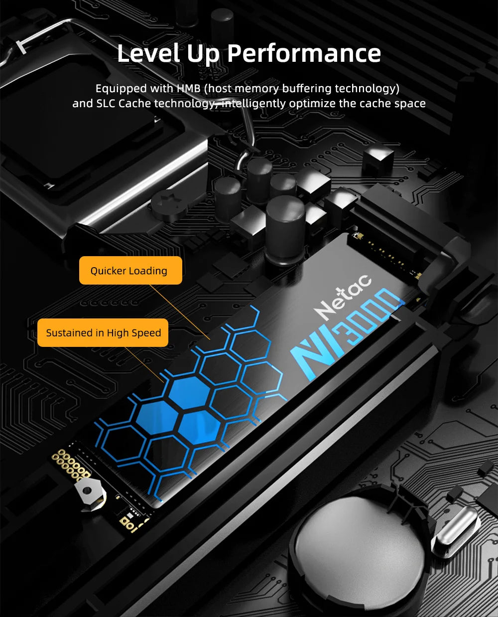 Netac SSD NVMe M2 250GB 500GB NVMe SSD 1TB 2TB M.2 2280 PCIe Internal Solid State Hard Drive Disk for Laptop Desktop