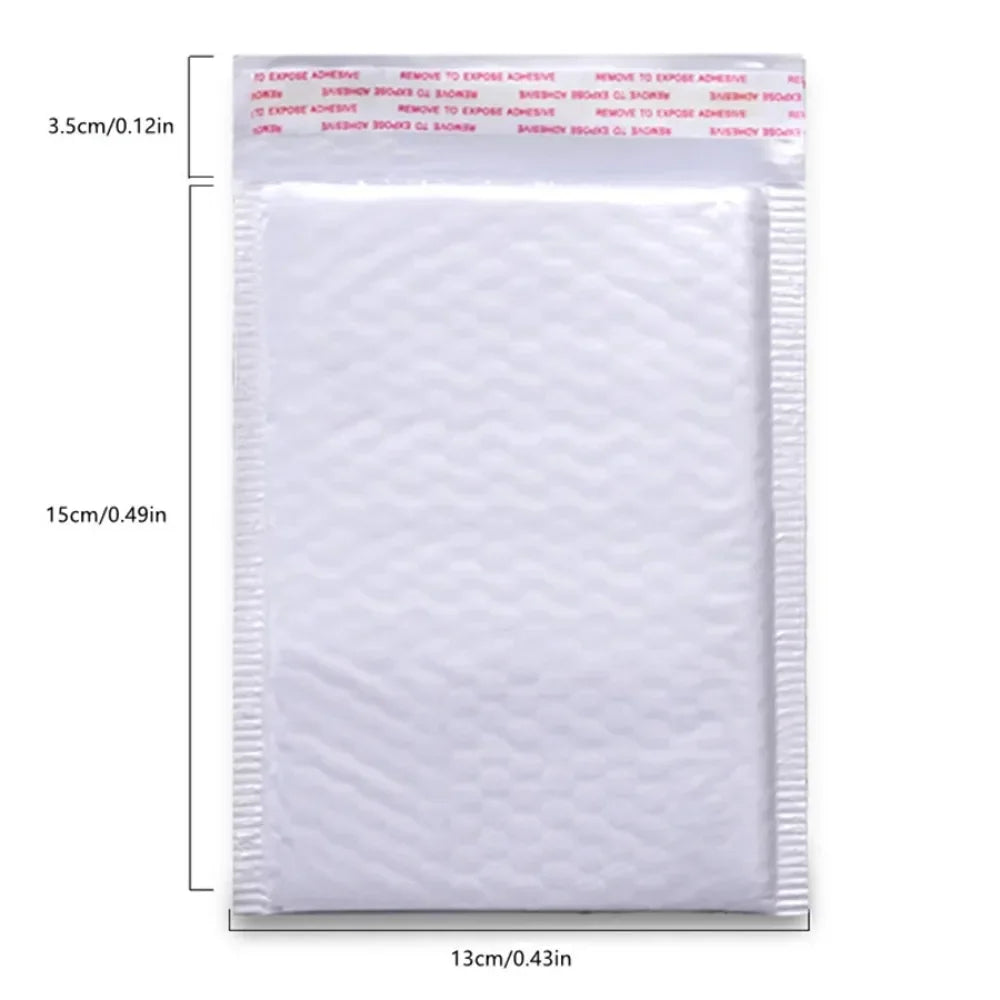 Pearlescent Film Waterproof Bubble Bag Packaging Express Bag White Foam Self Seal Pack Bag ShippingbagThickened Envelope
