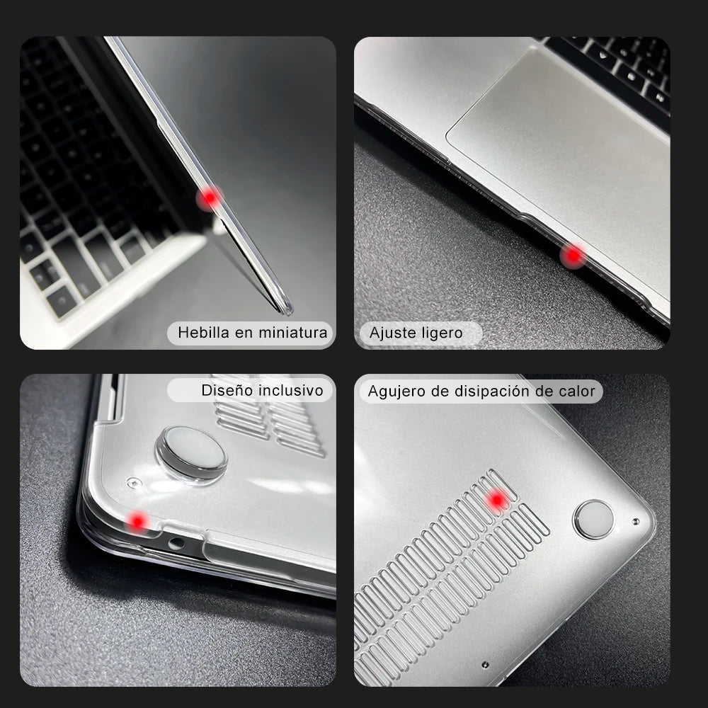 Laptop Case for Macbook Air 13 Case 2026 Neo A18 Pro 16 M3 Funda M1 Pro 13 M5 Air 13.6 15 for Macbook Pro 14 Case M5 M4 2025 M2