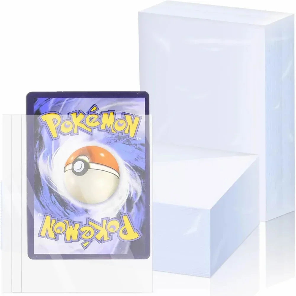 Clear Penny Card Sleeves 66x91mm 100/300Pcs Waterproof Card Protectors for Pokemon TCG Yugioh MTG Baseball Sports Trading Cards