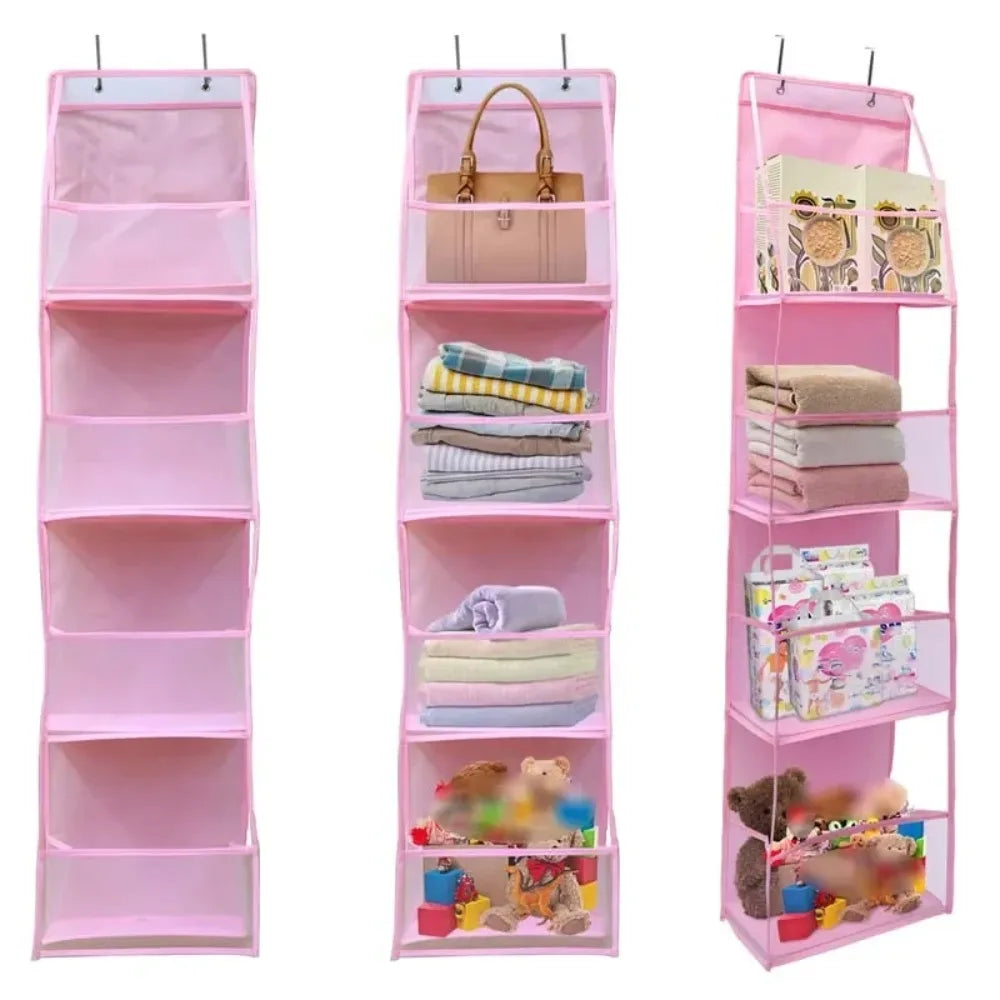 Multi-functional Fabric Hanging Bag for Behind the Door Multi-layer Storage Hanging Bag Miscellaneous Organizer Storage Hanging