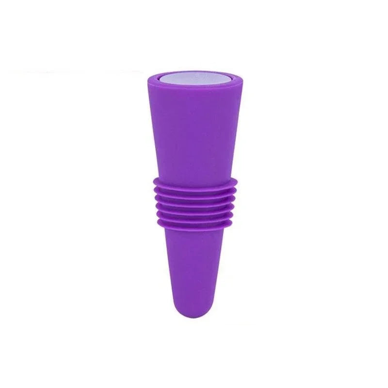 1PC Silicone Wine and Beverage Bottle Cap Set Leak Proof Champagne Bottles Sealer Stoppers Wine Cork Saver Stopper Reusable
