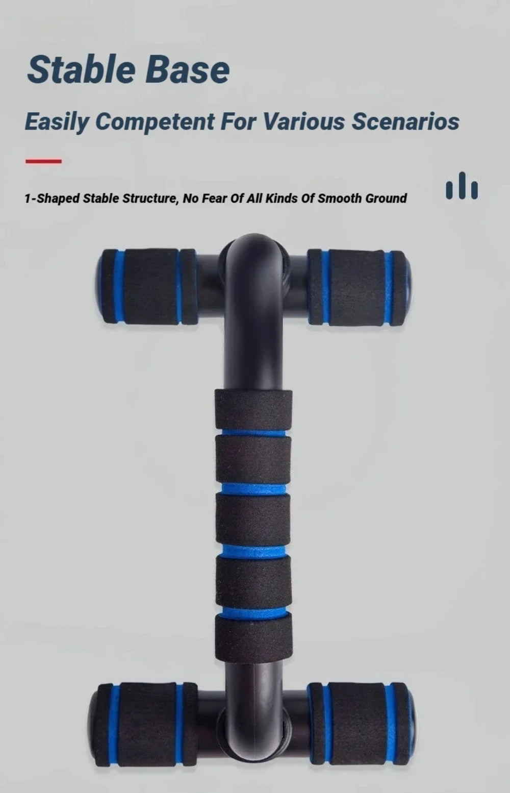 Non-Slip Push Up H-Shaped Support Bar Stand Home Fitness Power Rack Gym Handles Pushup Bars Exercise Arm Chest Muscle Training