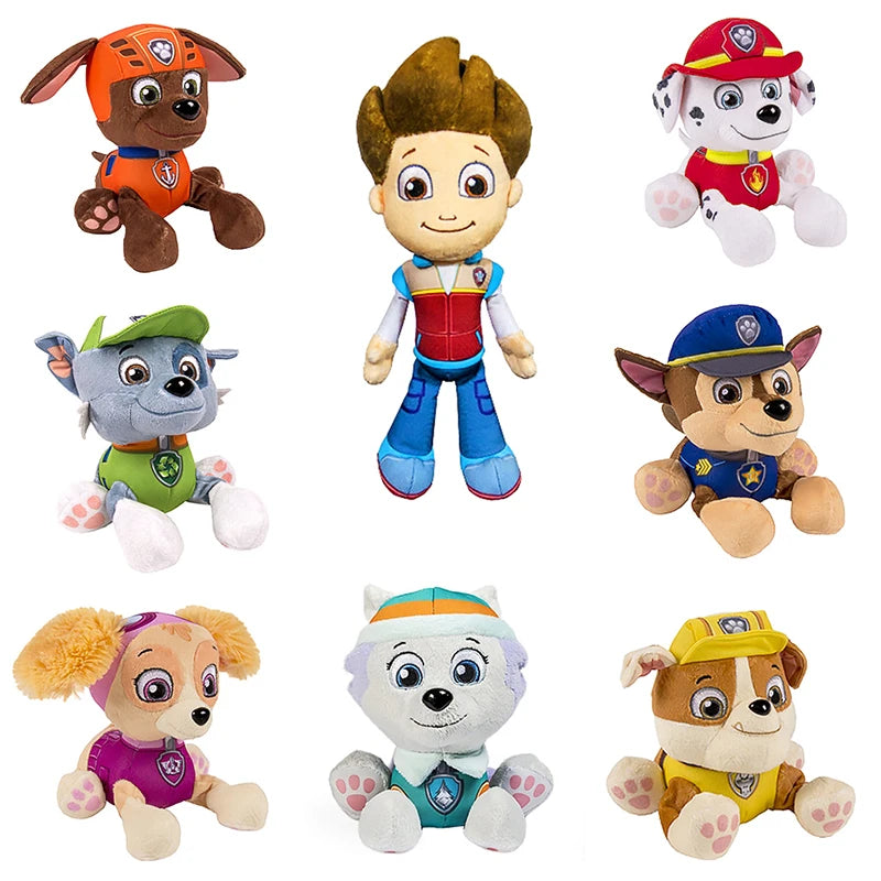 Paw Patrol Dog Puppies Toy Plush Doll Puppy Patrol Toys Doll Everest Patulla Canina Action Anime Character Children's Toy Gift