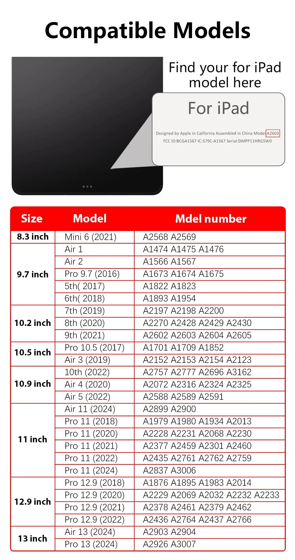 For 2025 iPad A16 Case iPad 11th Generation 11th Air7 6 9th Cover Gen iPad Pro11 4 5 10.9in 12.9 Mini6 7 10.2 Pencil Holder Case