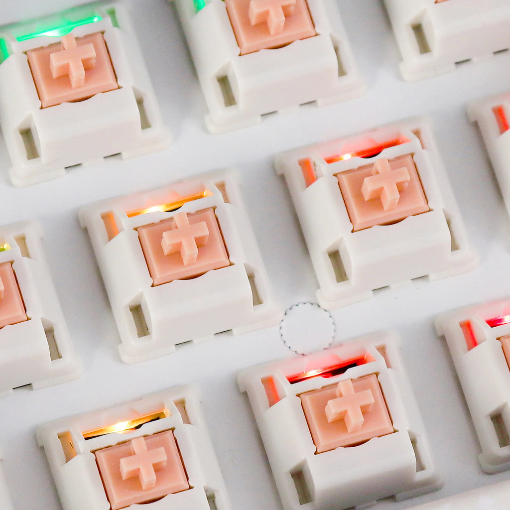 Holy Panda Tactile Switch 55g 62g 67g POM Creamy Switches Mechanical Keyboard Gaming Custom DIY 5-Pins Cherry MX Switch Hot-Swap