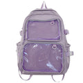 🎒✨ Mochila Transparente Estilo Japonés ITA – Gran Capacidad para Escuela, Universidad y Cosplay 💖🌸
