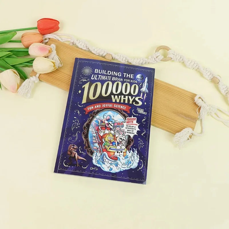 100000 Whys: Building The Ultimate Brain for Kids English Version Fun Science Cartoon Book Children's Early Education STEM Learn