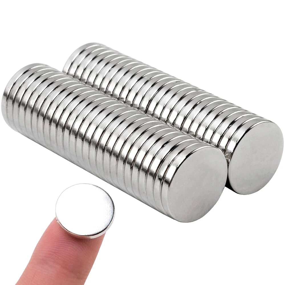 Mini Strong Magnets 6 X 2 mm Small Strong Magnets for Whiteboard, Extra Strong Mini Round Magnets for DIY Refrigerator