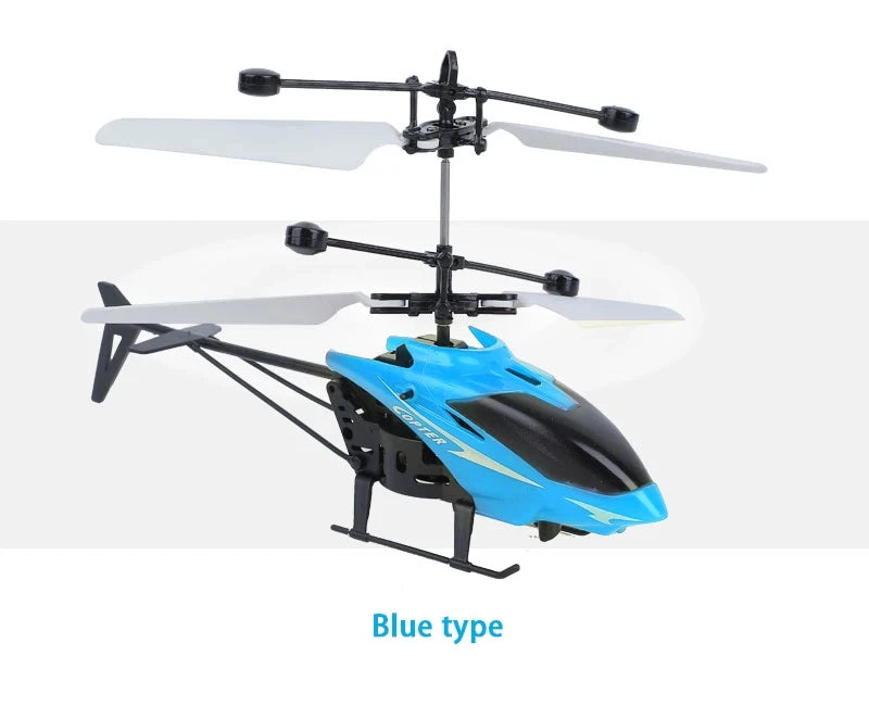 Mini Induction Hover Drone Rechargeable Flying Helicopter Safe Fall-Resistant Toy Gift for Children