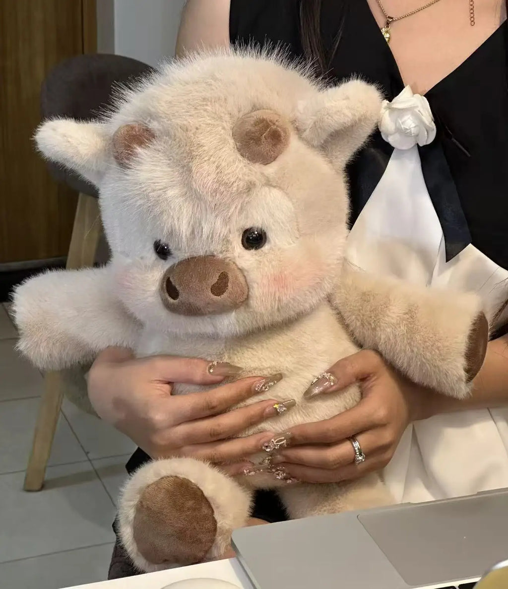 Creative Gift Soft Pig Stuffed Animal Plush Pillow Emotional Support Cute Stuffed Animals Plush 17.7inch Stuffed Toys