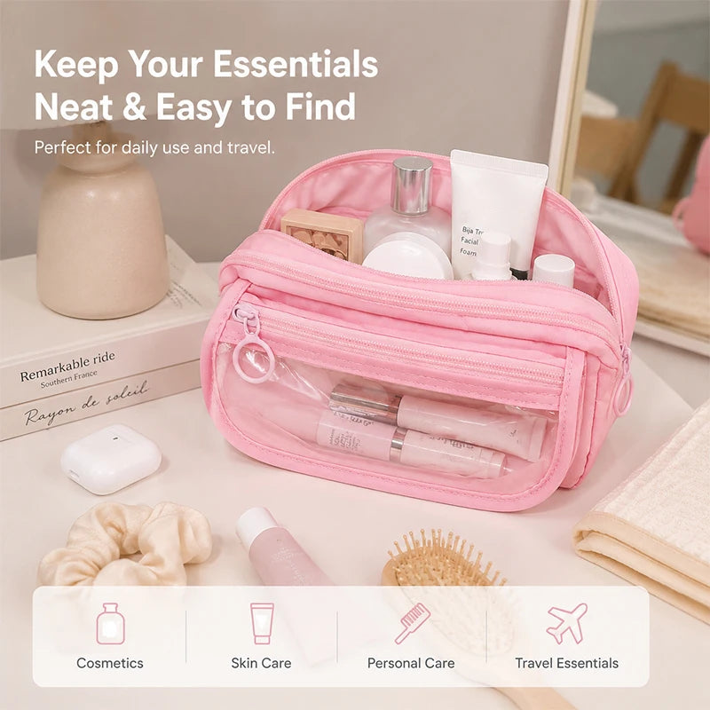 Back to School Gift Pencil Case - Large Capacity Multi-Compartment Organizer for Desk, Office & Home, Cute Stationery Storage