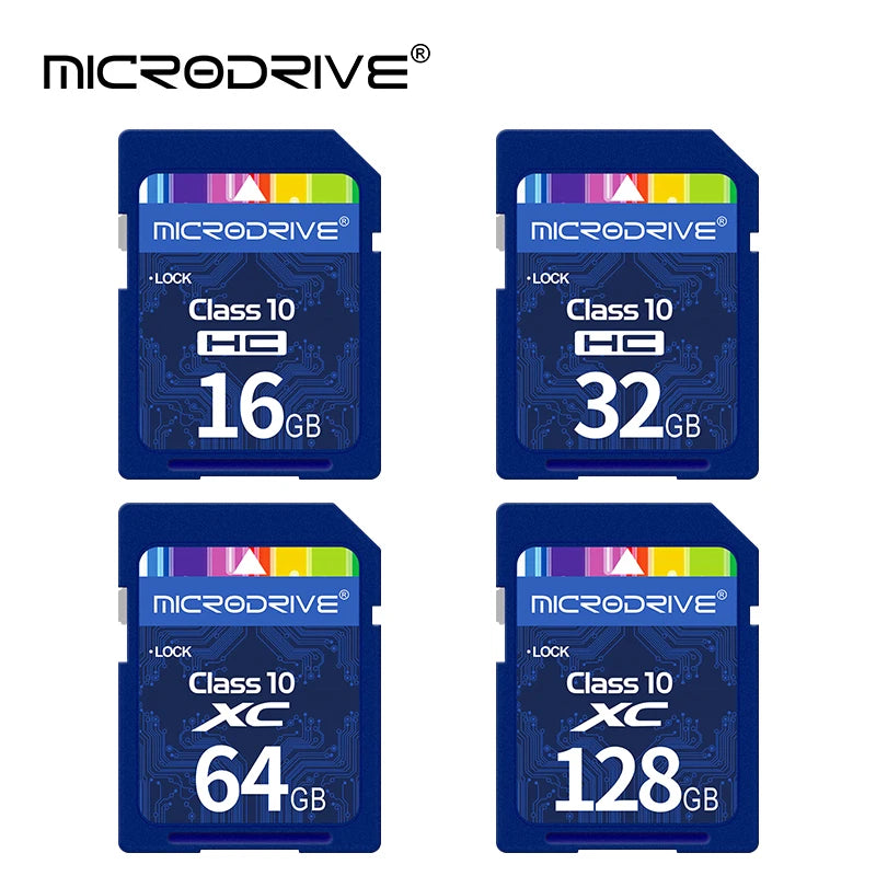 High Speed Class10 SD Card 32GB SD Card 128G 64GB 32GB 16GB Carte SD Memory Card SD Pendrive for Camera Microdrive