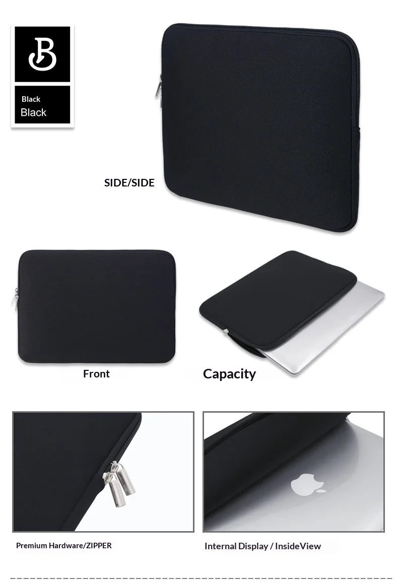 Laptop Inner Pocket with Shockproof Foam,13-16 inch MacBook Universal Laptop Bag