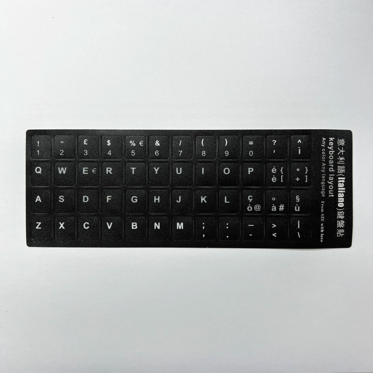 English Spanish Italian Korean French Deutsch Keyboard Stickers Frosted PVC Language Keyboard Sticker For Laptop Desktop PC