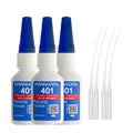 502 super strong quick-drying adhesive, professionally used for daily repair of toy plastics, is white, transparent and odorless