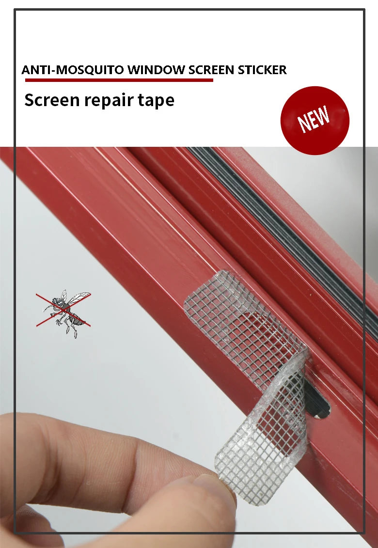 5/10/20Pcs Window Screen Repair Sticker Window Net Anti-mosquito Mesh Door Mosquito Netting Patch Repair Broken Hole Screen Net