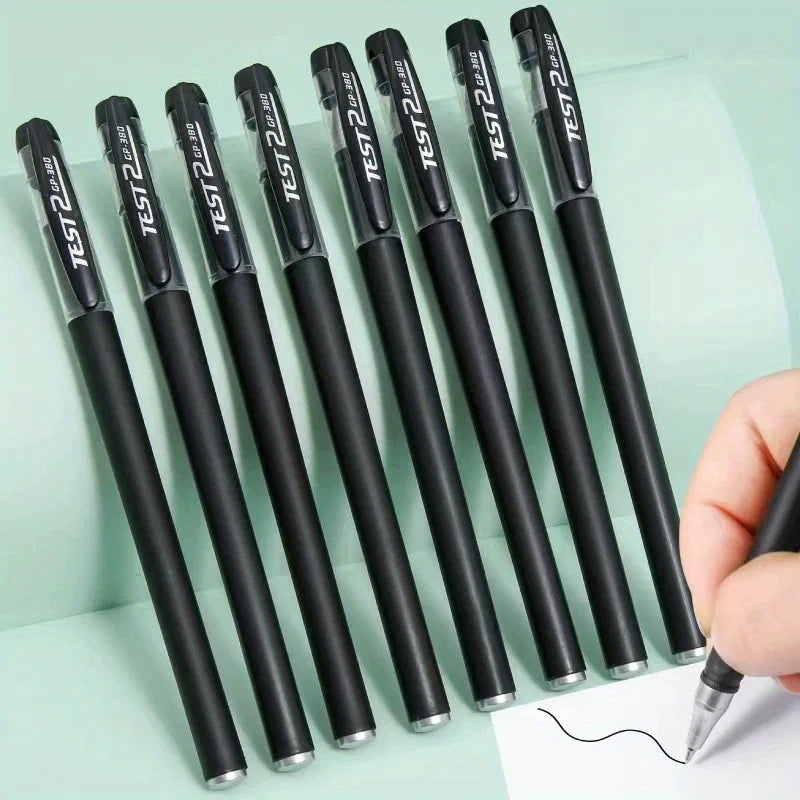 5/10/20pcs Quick-Drying Gel Pens, 0.5mm Fine Tip, Black Ink - Ideal Choice for Office and School Clean For School Office Use Onl