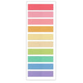 2400S Transparent Colorful Index Creative Memo Pads Office School Stationery Self-Adhesive Stickers Sticky Note Pads