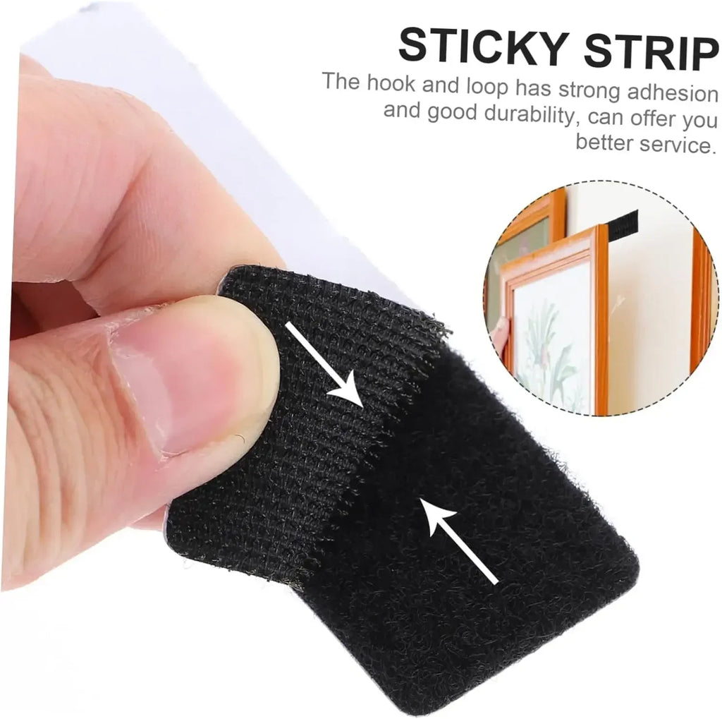 Extra Strong Double Sided Adhesive Tape Car Floor Mats Self-adhesive Hook-and-loop Fastener Self-adhesive Carpet Fasteners DIY