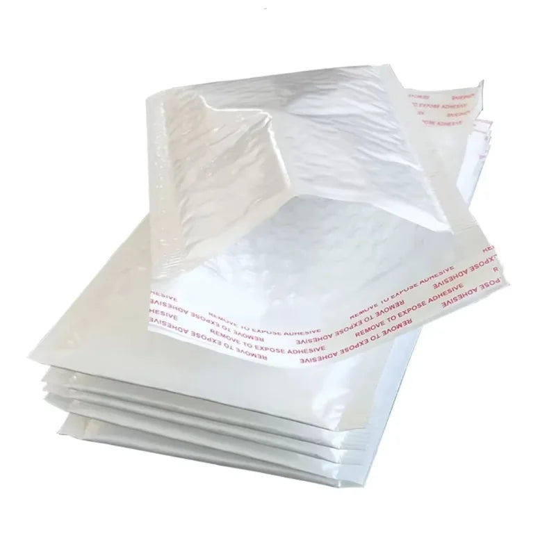 Pearlescent Film Waterproof Bubble Bag Packaging Express Bag White Foam Self Seal Pack Bag ShippingbagThickened Envelope