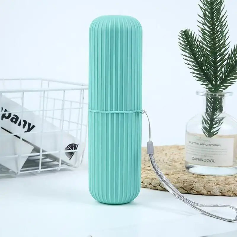 Portable Toothpaste Toothbrush Protect Holder Case Travel Camping Storage Box Organizer Travel Toiletries Storage Cup New Creat