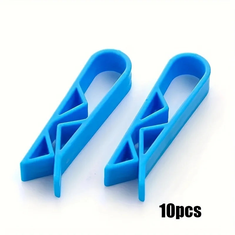 10 Innovative Trash Can Clips - Safe and Non Slip Trash Bag Holder, Stylish Divider Side Clips, Convenient for Home Use
