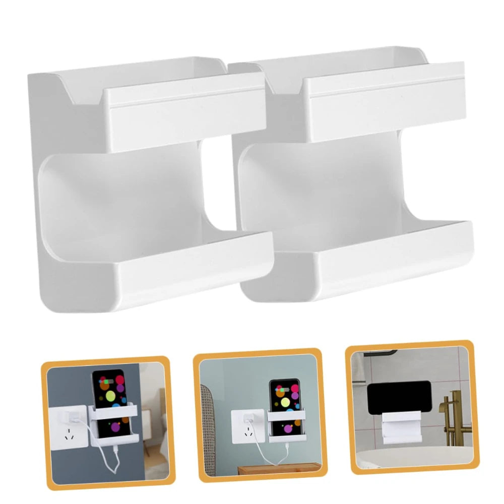 Multi-functional Wall-mounted Organizer for Remote Controls and Mobile Phones