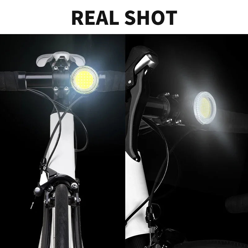 BUCKLOS Bicycle COB Light Set USB Charging High Visibility Taillight 500lm MTB Road Bike Light Lamp Cycling Accessories