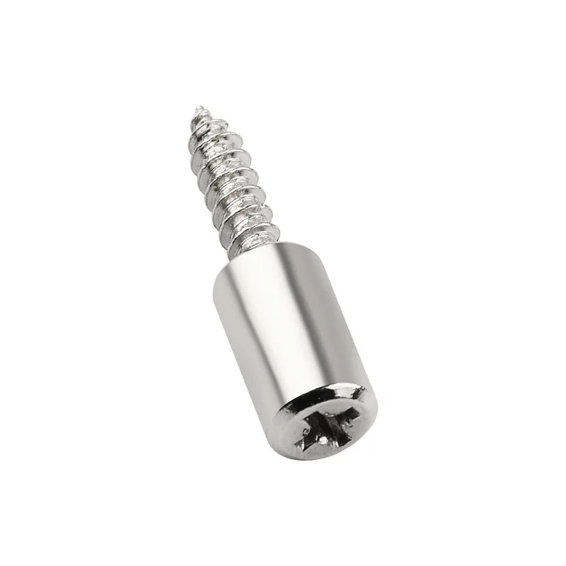 1/16Set with Rubber Sleeve Laminate Cross Self-tapping Screw Support  Wardrobe Cabinet Glass Hard Nonslip Partition Nail