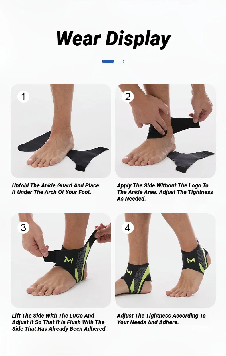 Ankle Protectors Running Joint Strain Wear Tear Anti-Fracture Basketball Soccer Climbing Foo Men Women Sports Twisting