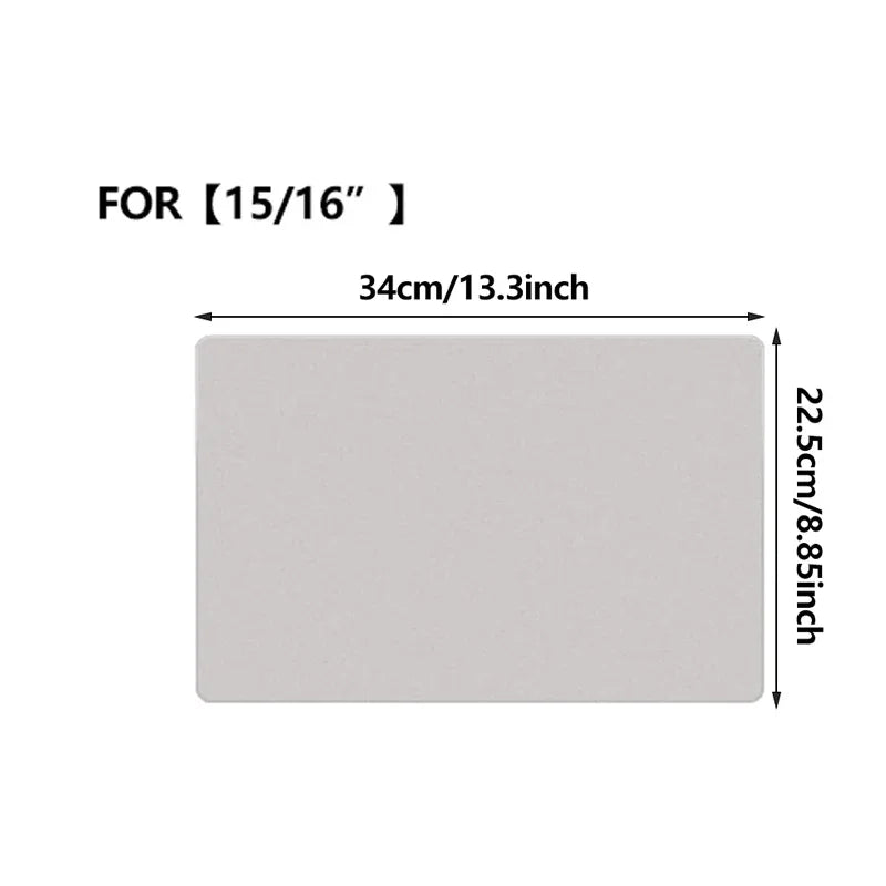 Ultra-Soft Microfiber Cleaning Cloths Notebook Screen Keyboard Protector For MacBook Pro 13-14/15-16 Inch