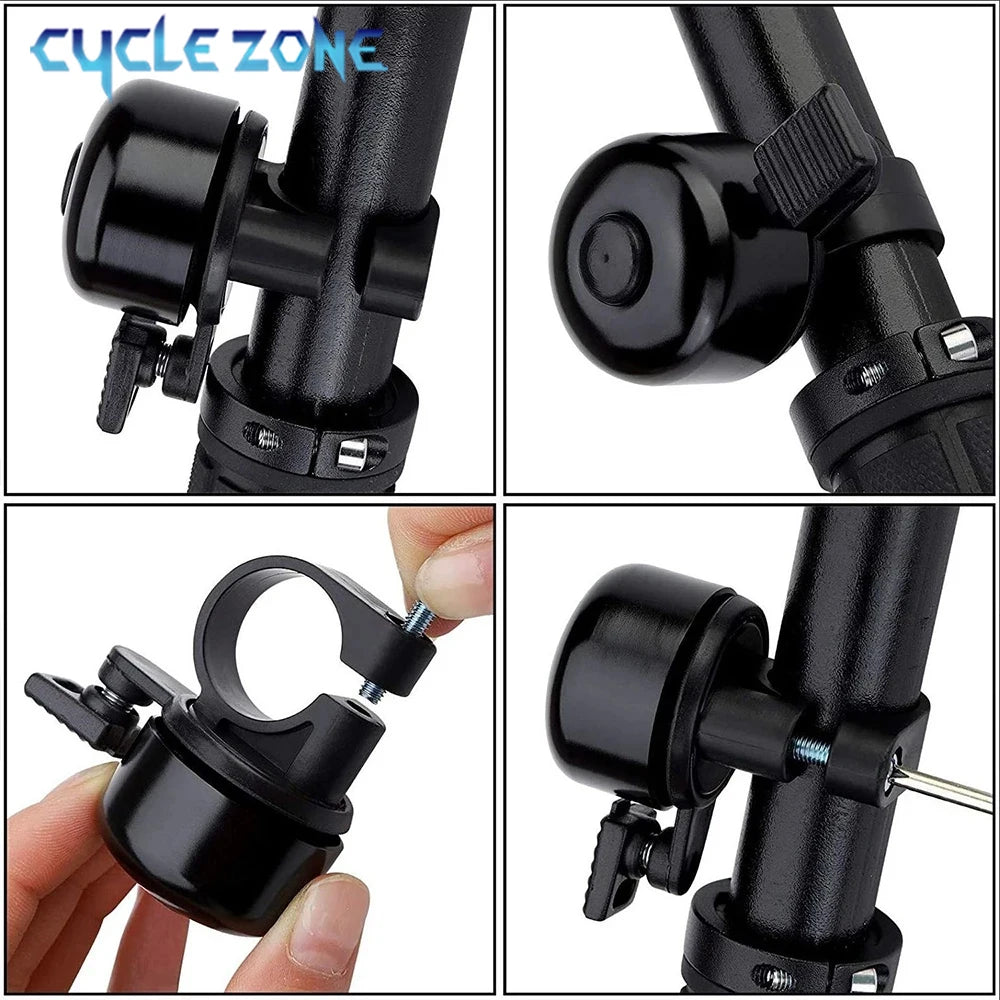 MTB Bicycle Bell Aluminum Alloy Bike Handlebar Bell Ring Mountain Road Cycling Safety Warning Bicycle Horn Cycling Accessories