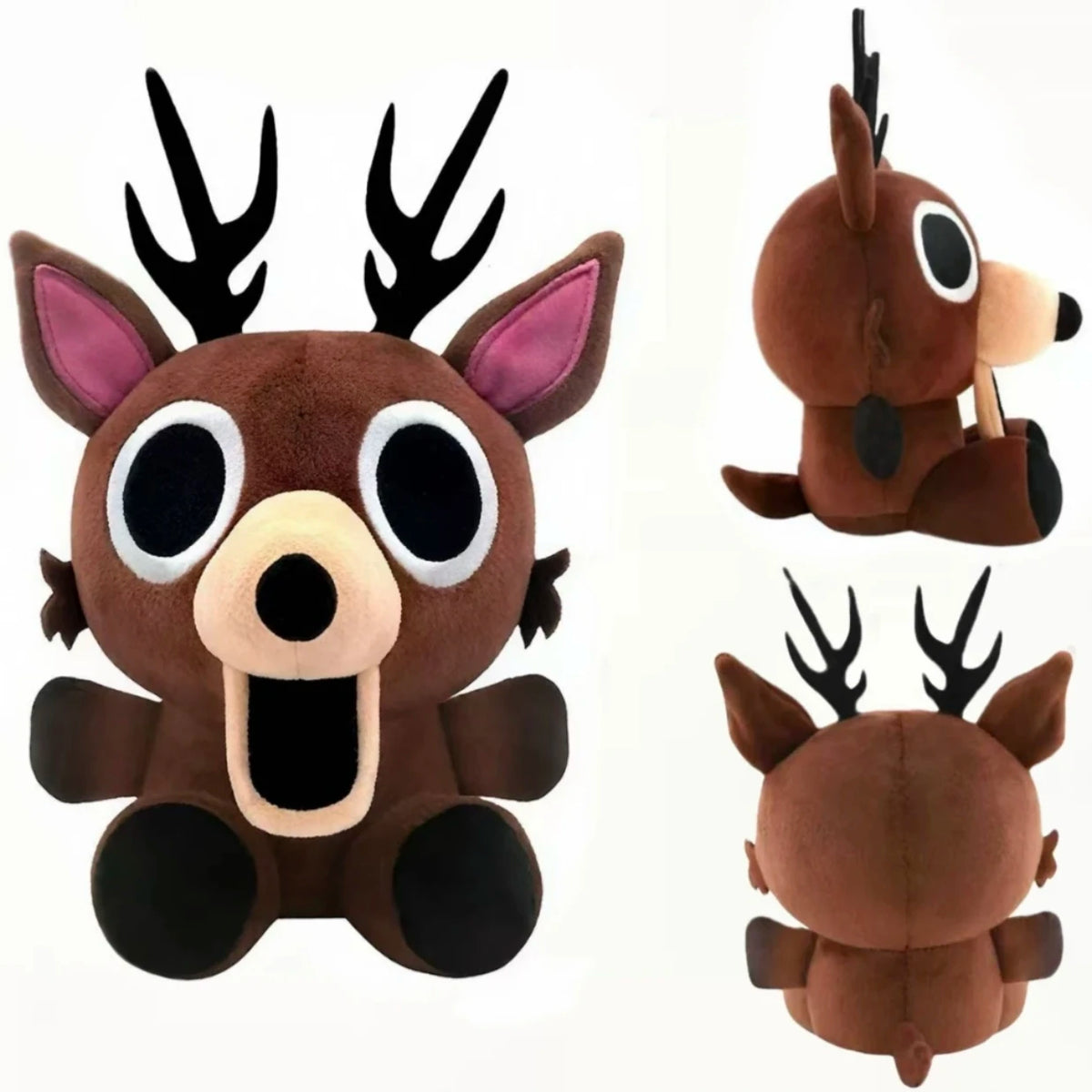 Forest Survival 99 Nights Brown Elk Deer White Owl Plush Doll Stuffed Animal Soft Pillow Kids Gift Game Merchandise