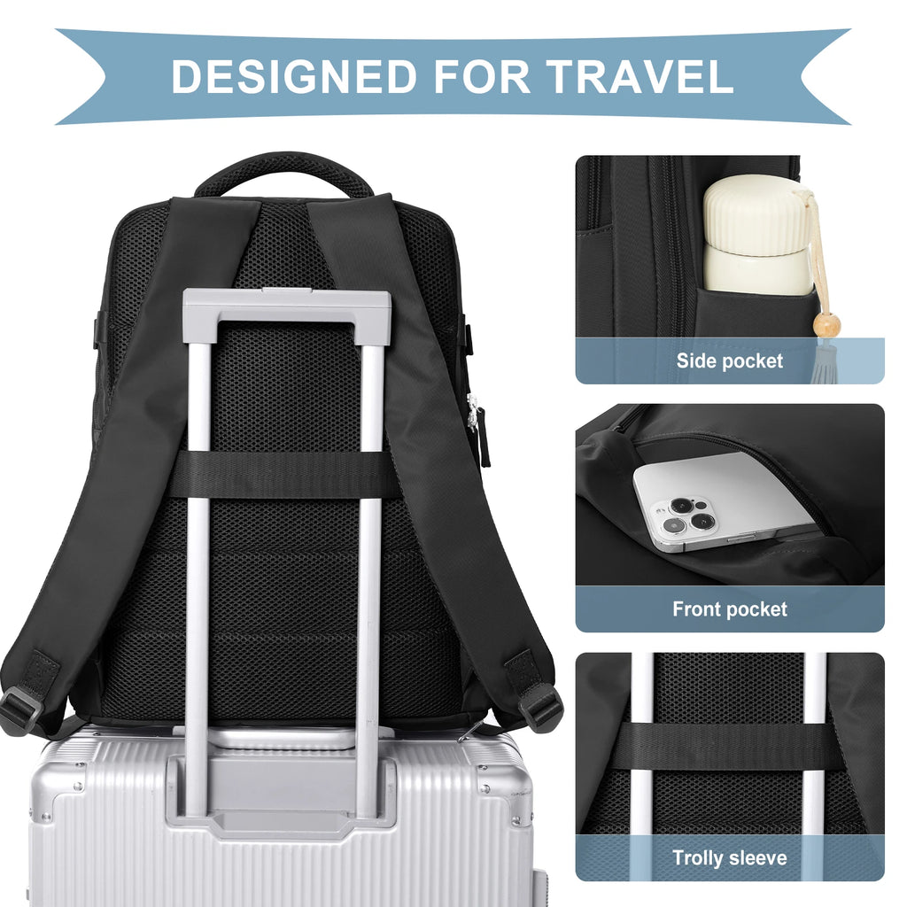 🎒✈️ Mochila de Viaje para Cabina 40 × 30 × 20 cm – Equipaje de Mano con Compartimento para Laptop y Zapatos 🧳✨