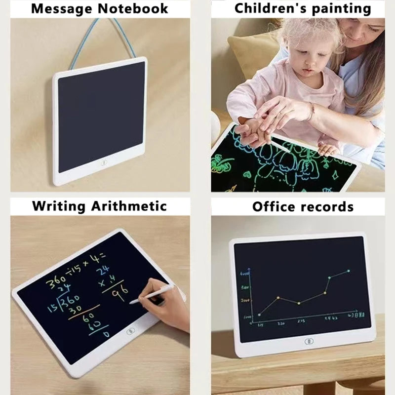 16/13/11 Inch LCD Writing Board Drawing Tablet Kids Writing Painting Children Educational Toys for 3 4 5 6 7 8 Years Girls Boys