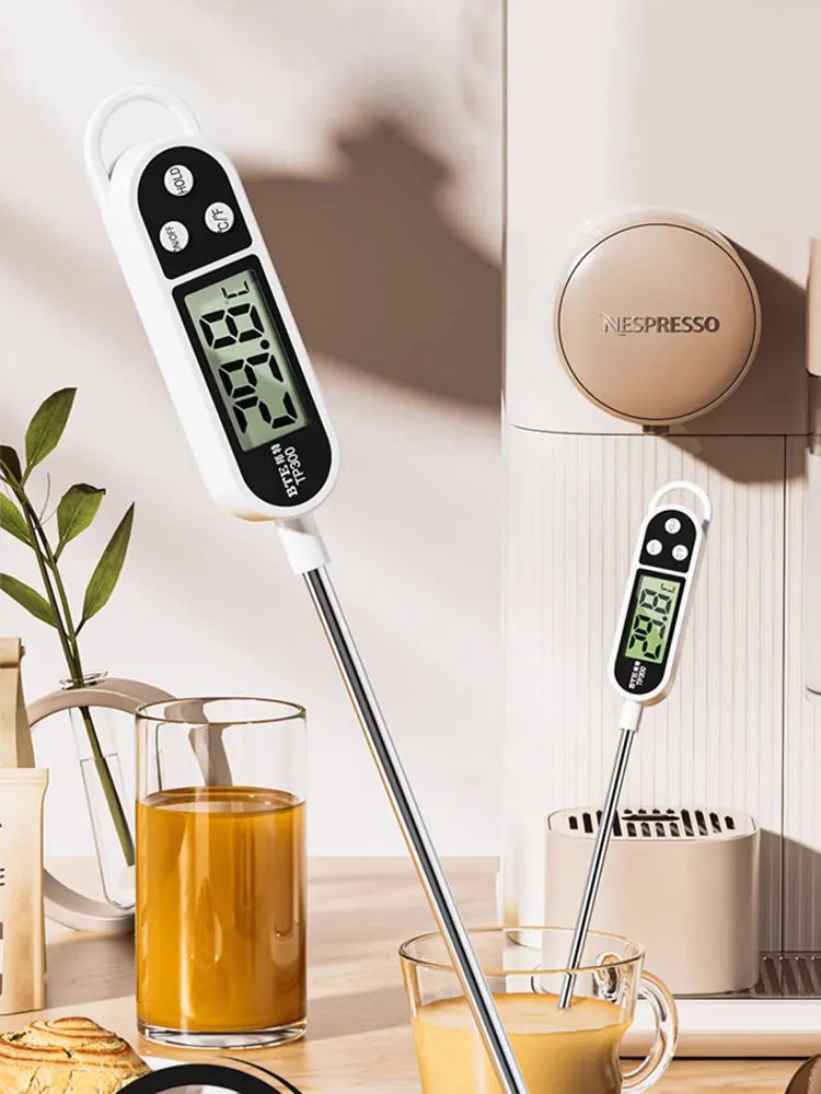 Kitchen Digital Cooking Thermometer -50~300℃ Meat Food Temperature Tester for Cooking /BBQ/Milk TP300 Food Thermometer