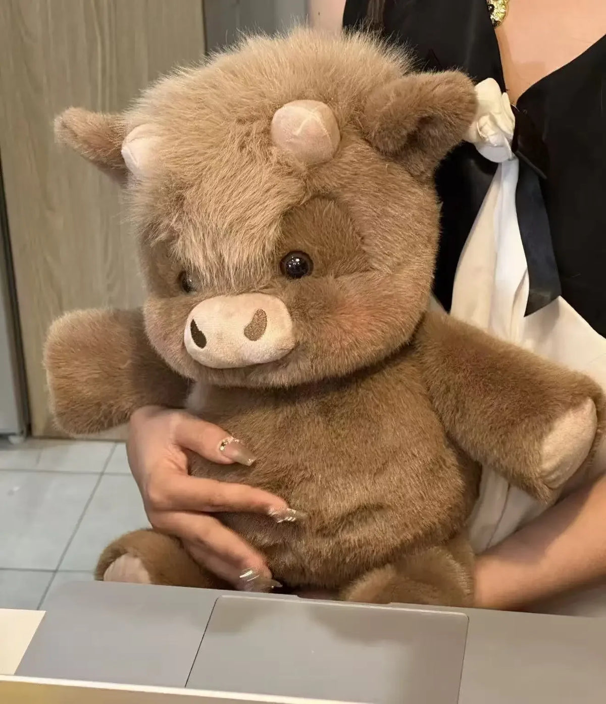 Creative Gift Soft Pig Stuffed Animal Plush Pillow Emotional Support Cute Stuffed Animals Plush 17.7inch Stuffed Toys