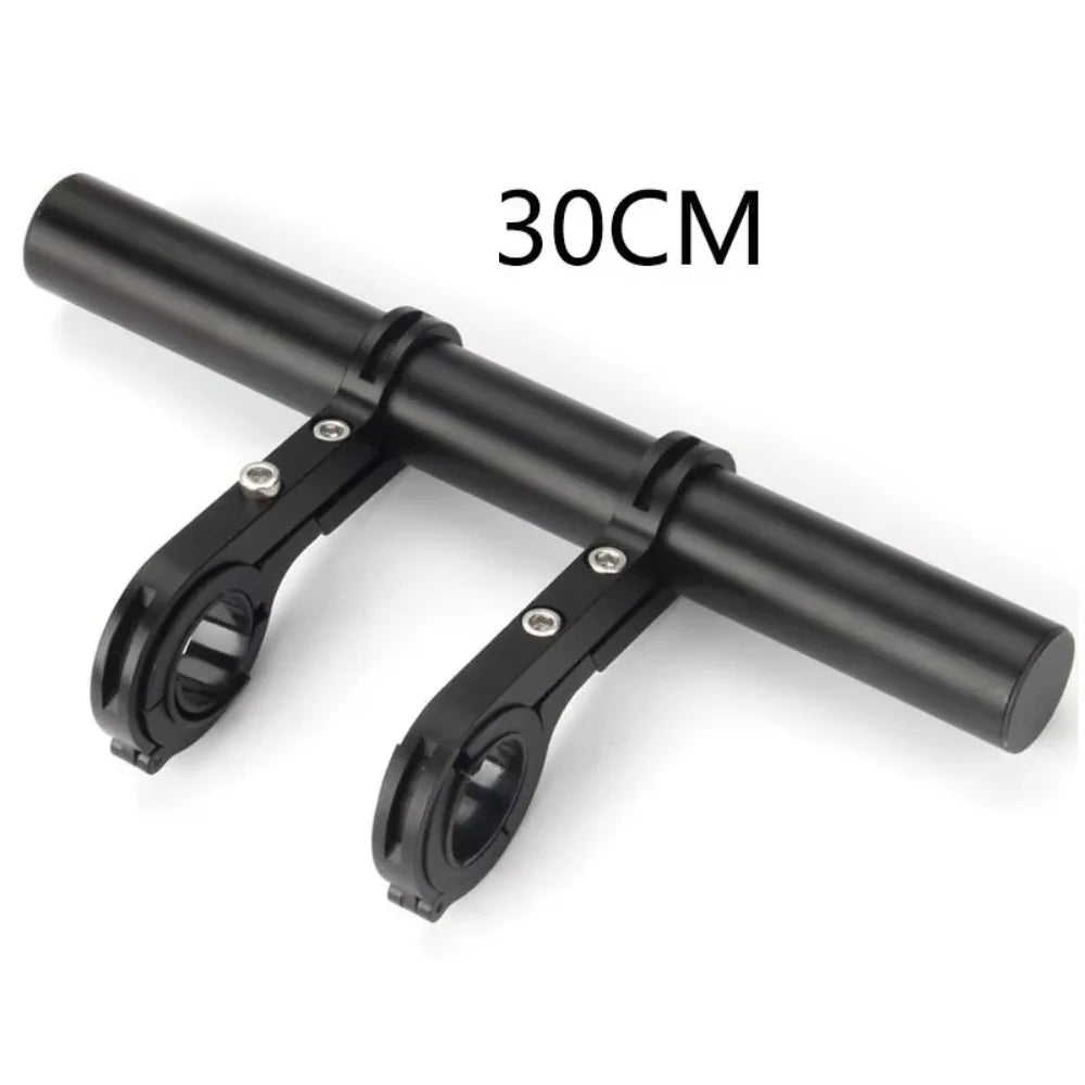 Bike Handlebar Extender Aluminum Alloy Bicycle Extension Bar Holder For Flashlight Phone Mount Cycling Equipment