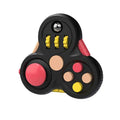 Hot-Selling Second-Generation Stress-Relief Handle, Triangular Handheld Fidget Spinner, Multi-Functional Fidget Spinner Handle, Portable Stress-Relief Handheld Toy with 12 Sensory Functions, Suitable for Anxiety, Adhd, Autism