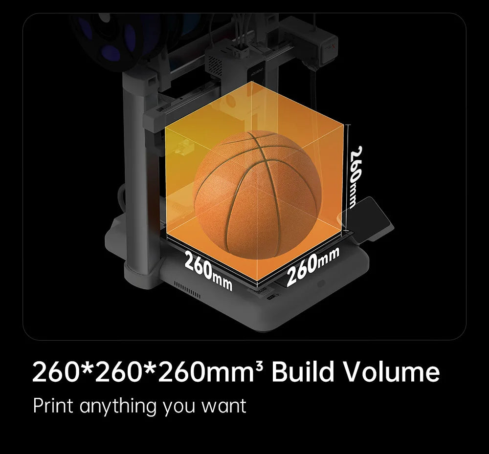 ANYCUBIC Kobra X 600mm/s Max Print Speed 3D Printer 2x Time & Material Savings Up To 19 Colors Printing AI Detection 3D Printer