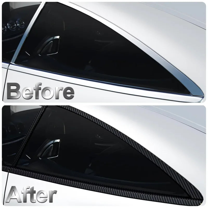 1-5m Nano Carbon Fiber Car Tape Sticker Door Mirror Paste Protector Strip DIY Protection Protective Film Waterproof Adhesive