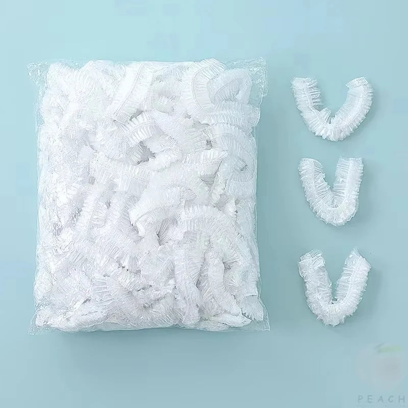 100pcs Disposable Food Covers Elastic Plastic Storage Bags Food Grade Fresh Keeping Cover for Bowls Plates Kitchen