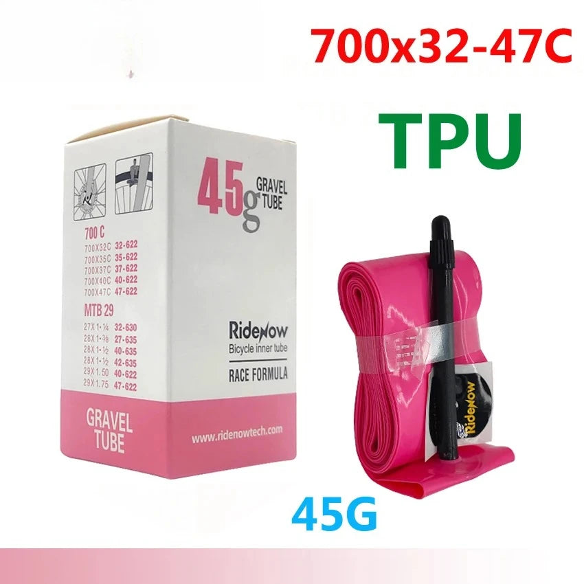 TPU Bike Inner Tube 700C 700x18 23 25 28 32 35 37 40 47C Road Bicycle Tire MTB Bike Camera 29x1.5 1.75 1.9 pneu aro