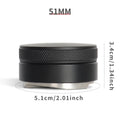 Coffee Distributor Espresso Distribution Tool/Leveler 3 Angled Slopes Adjustable Palm Tamper Fits 51/53/58mm Portafilter