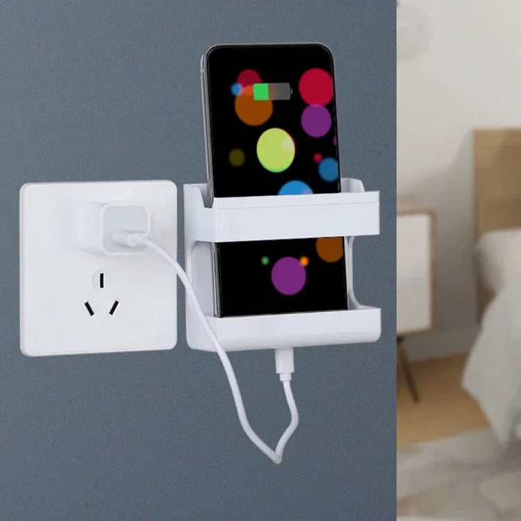 Multi-functional Wall-mounted Organizer for Remote Controls and Mobile Phones