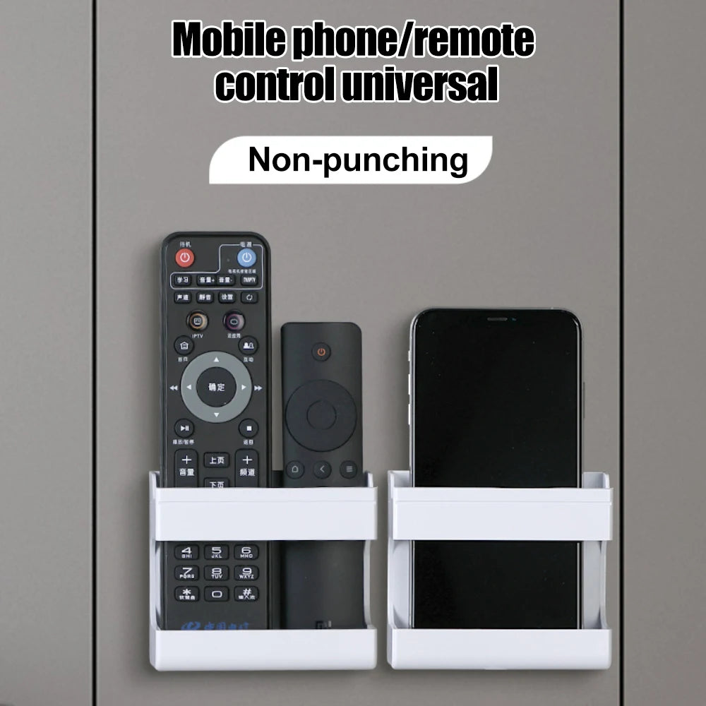 Multi-functional Wall-mounted Organizer for Remote Controls and Mobile Phones