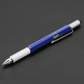7 In1 Multifunction Ballpoint Pen with Modern Handheld Tool Measure Technical Ruler Screen Stylus Screwdriver Touch Spirit Level