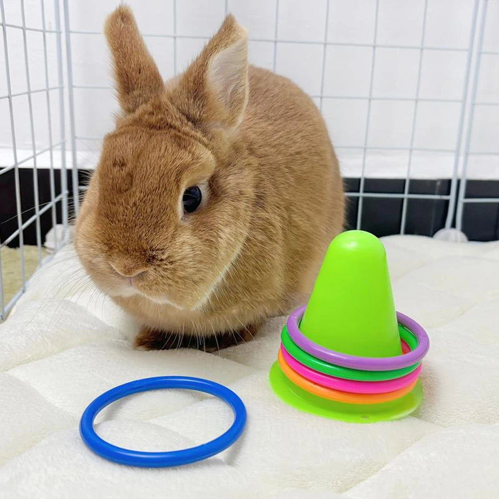 🍦🐰 Juguete Interactivo para Conejos con Cono de Helado 🐾🎨